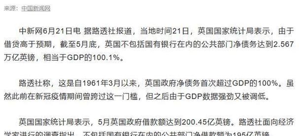 怎么看英国政府债务超过2万亿英镑呢「政府债务限额6万亿元」 格雅卫浴